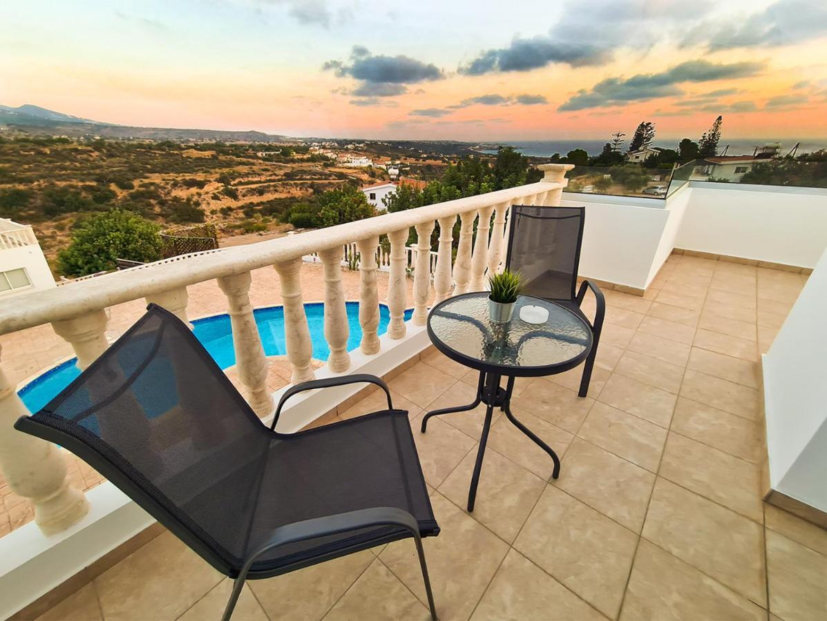 Katya-Sofia Villa - Tranquility With Sea View Peyia Buitenkant foto